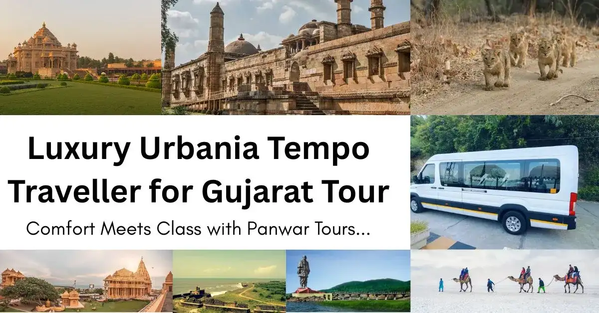 Urbania Tempo Traveller for Gujarat Tour